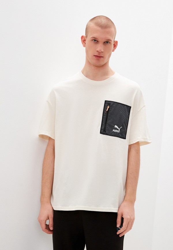 

Футболка PUMA, Бежевый, HC Pocket Tee