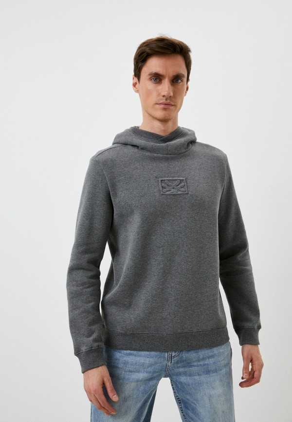 Худи United Colors of Benetton серый 3EB5U2004 RTLABL182601