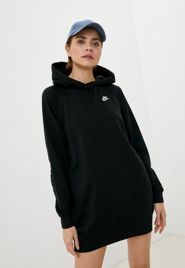 

Платье Nike, Черный, W NSW ESSNTL FLC DRESS