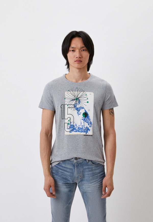 

Футболка Bikkembergs, Серый