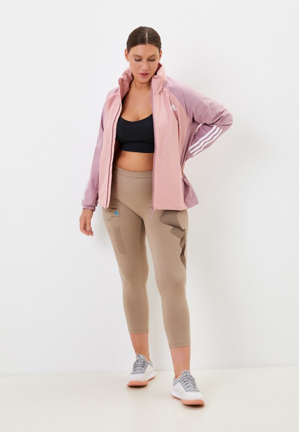 Ветровка adidas розовый, размер 38, фото 2