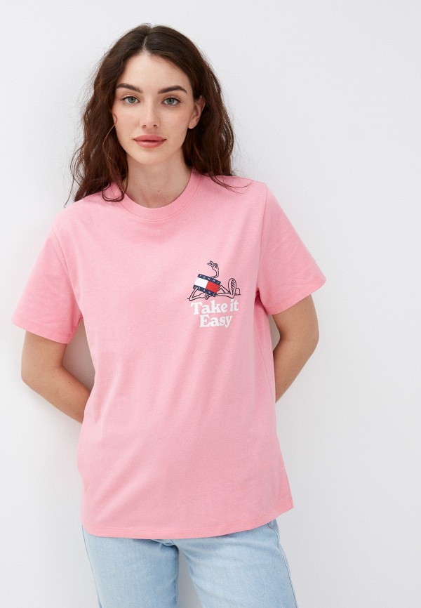 

Футболка Tommy Jeans, Розовый