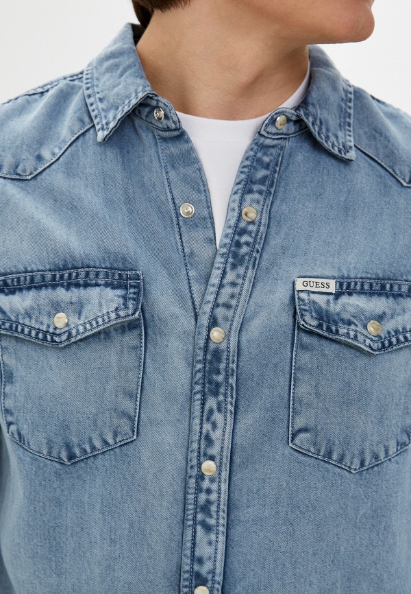 фото Рубашка джинсовая guess jeans