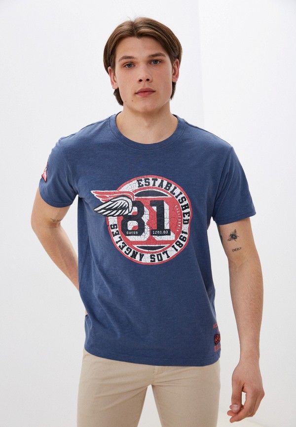 

Футболка Guess Jeans, Синий