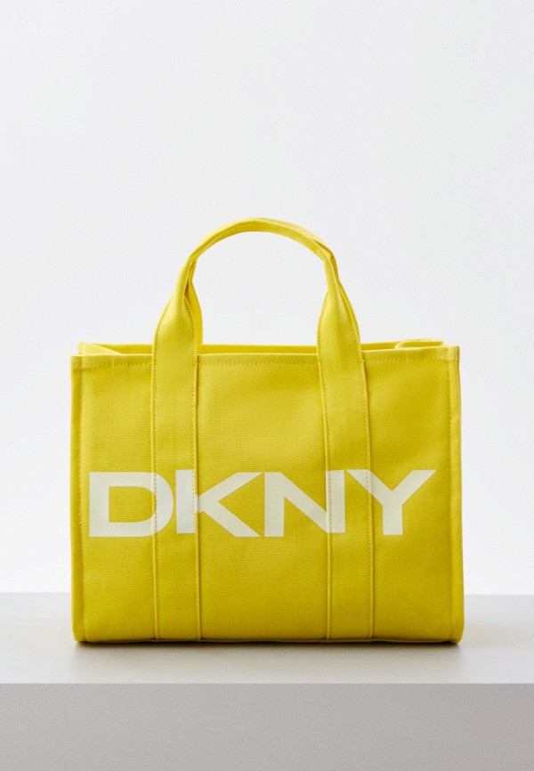Сумка DKNY желтого цвета