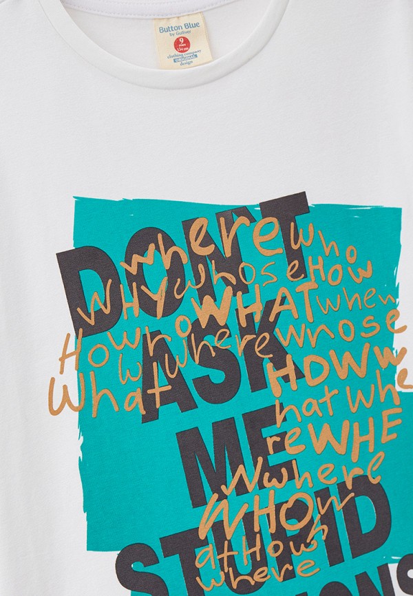 фото Футболка button blue