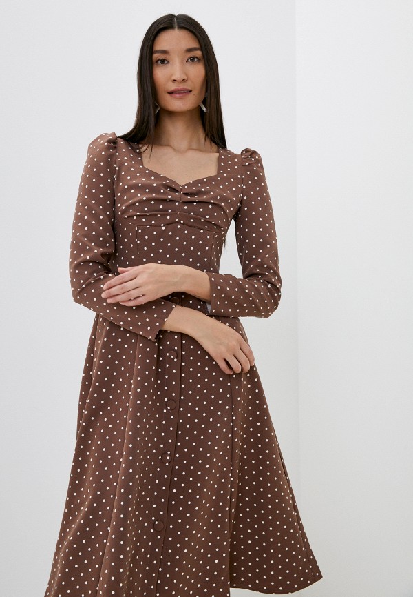 Платье Lawwa коричневый LW22-1-1 RTLABL566801
