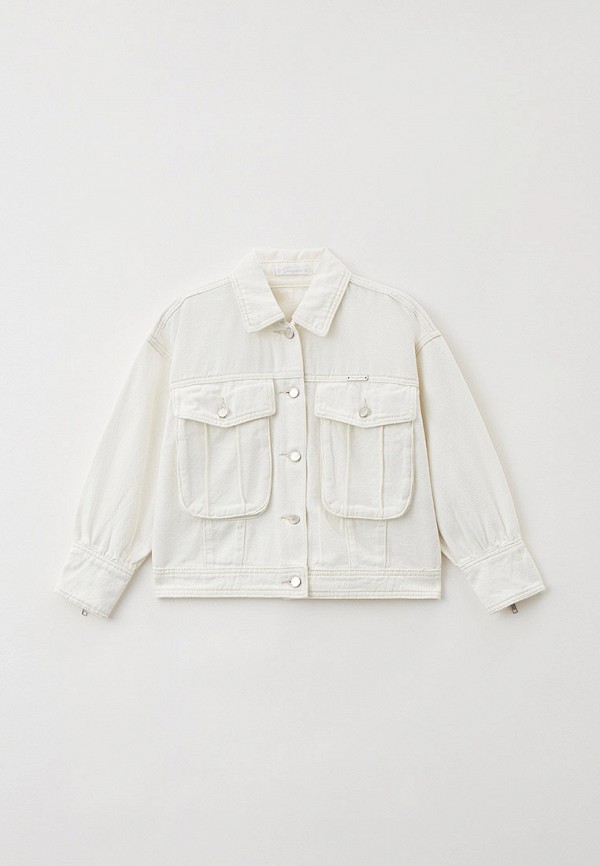 Куртка джинсовая Choupette белого цвета