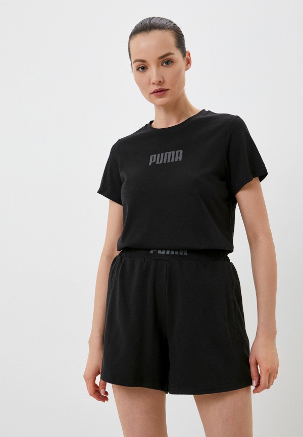 

Футболка спортивная PUMA, Черный, Train Logo Short Sleeve Tee