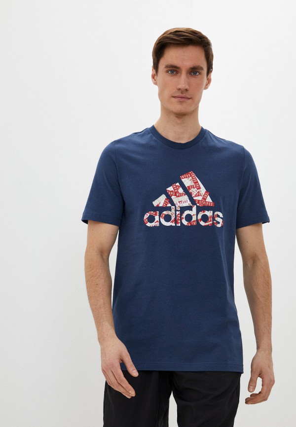 

Футболка adidas, Синий, M BOS BRTP FLL