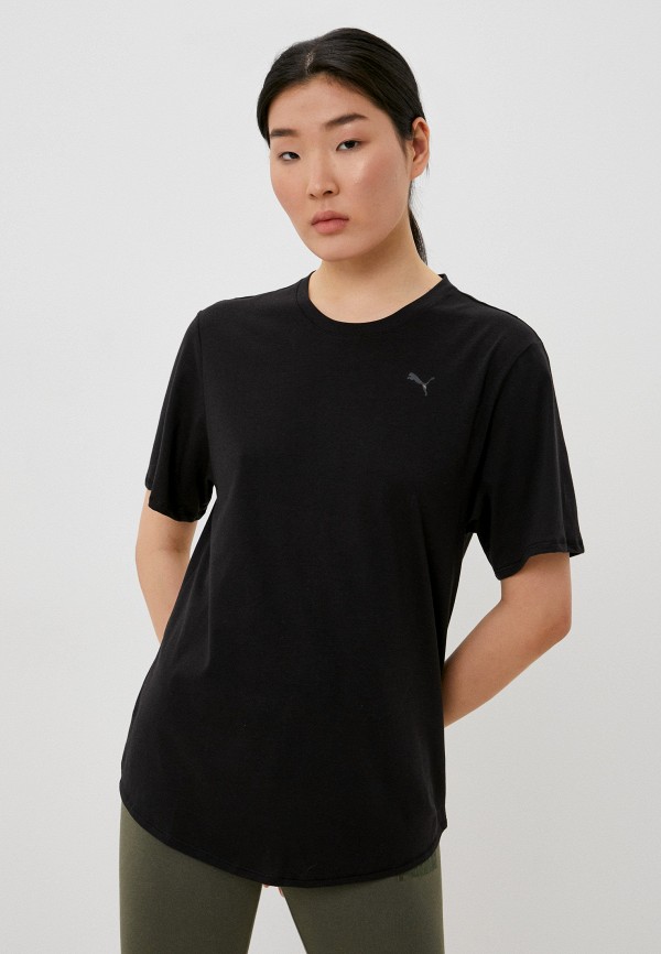 

Футболка спортивная PUMA, Черный, Train Tri-Blend Long Length Tee