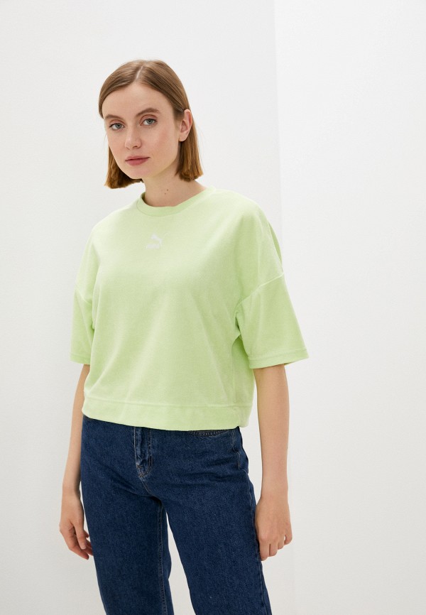 

Футболка PUMA, Зеленый, Classics Oversized Toweling Tee