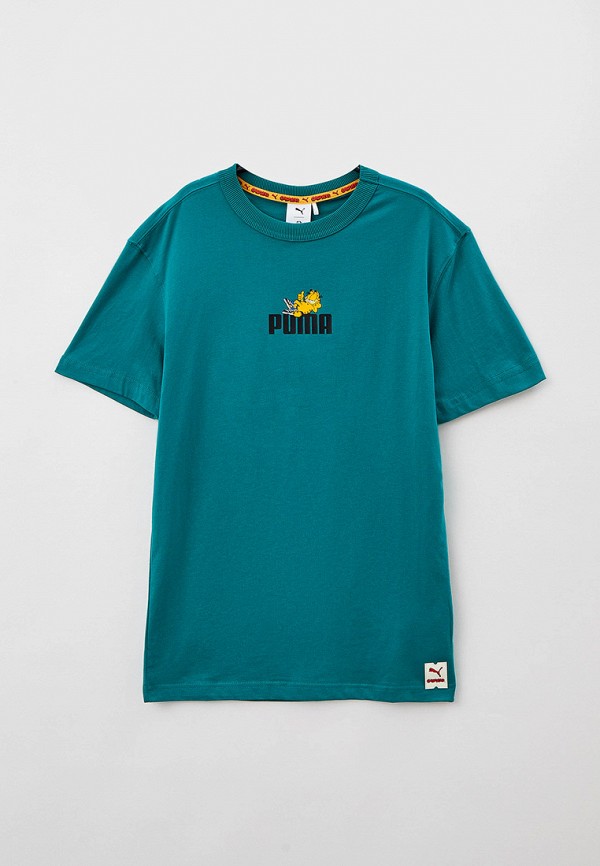 

Футболка PUMA, Зеленый, PUMA x GARFIELD Graphic Tee