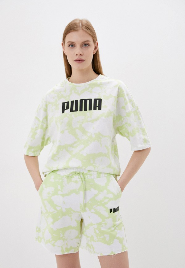 

Футболка PUMA, Зеленый, Summer Graphic AOP Tee