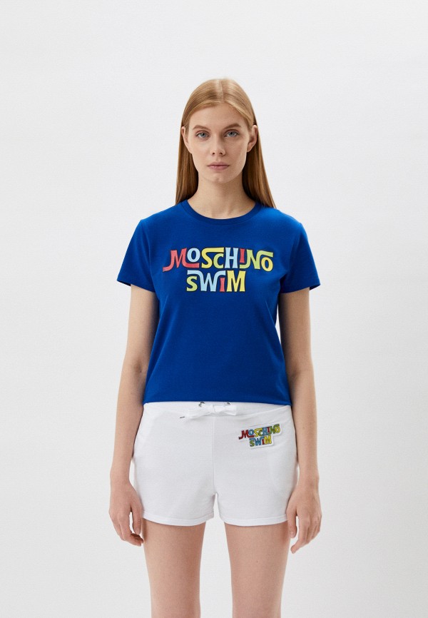 

Футболка Moschino Swim, Синий