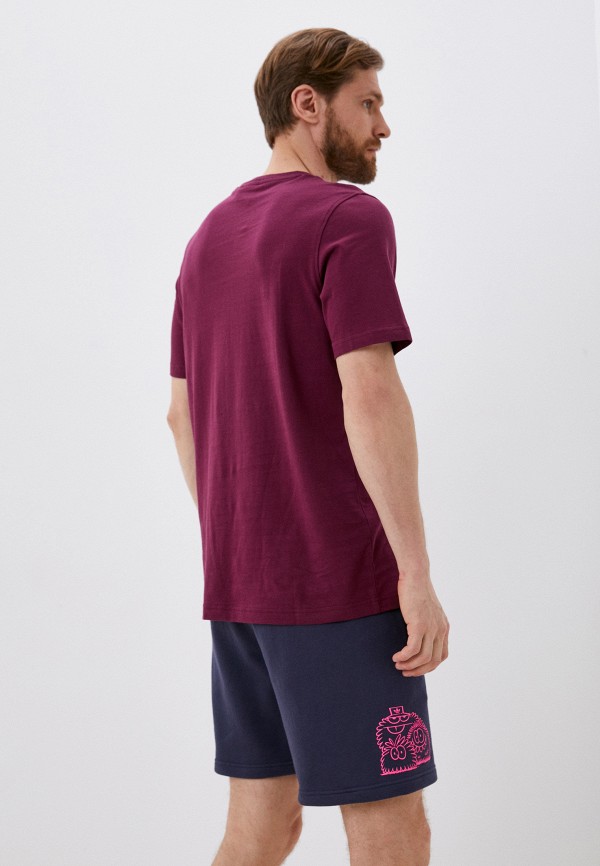 Футболка adidas Originals бордовый, размер 44, фото 2