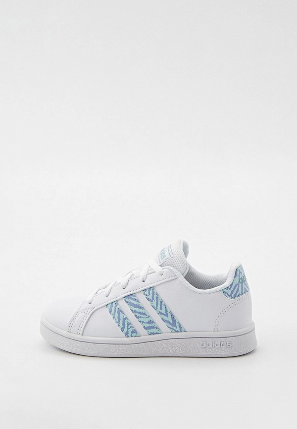 

Кеды adidas, Белый, GRAND COURT K