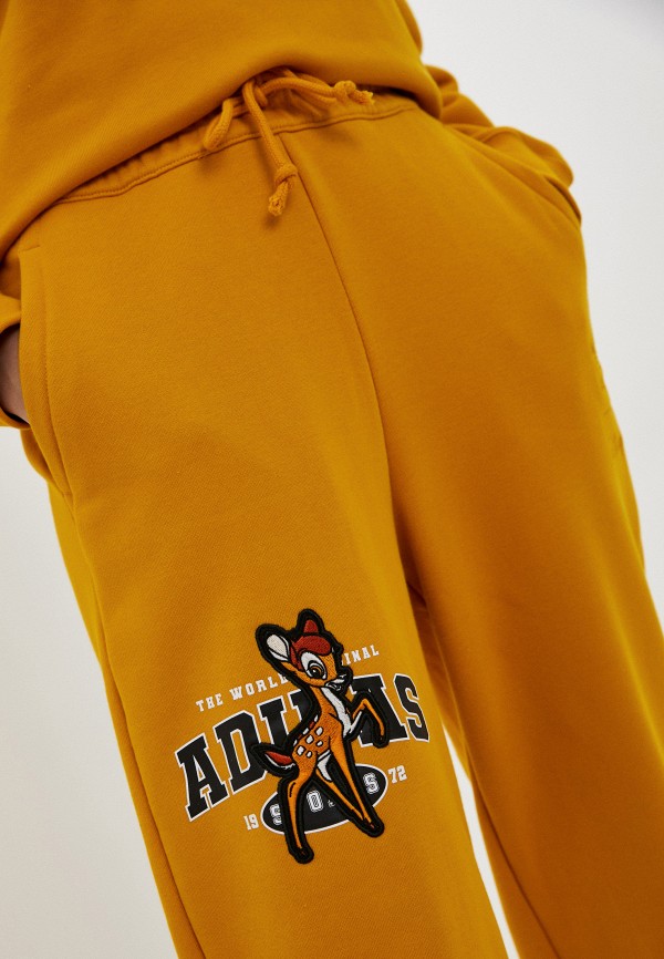 Брюки спортивные adidas Originals оранжевый, размер 46, фото 4