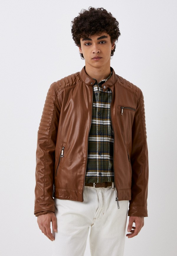 

Куртка кожаная RNT23, Коричневый