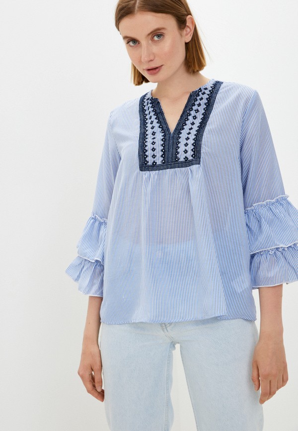 Блуза Baon голубого цвета