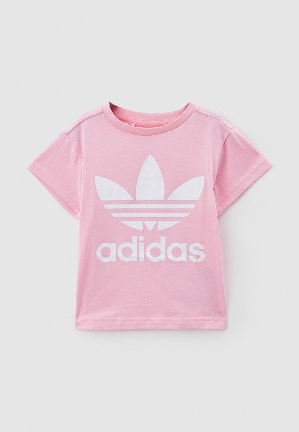 

Футболка adidas Originals, Розовый, TREFOIL TEE