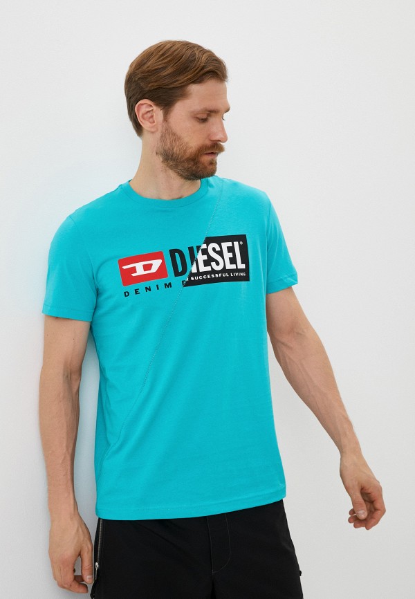 

Футболка Diesel, Бирюзовый