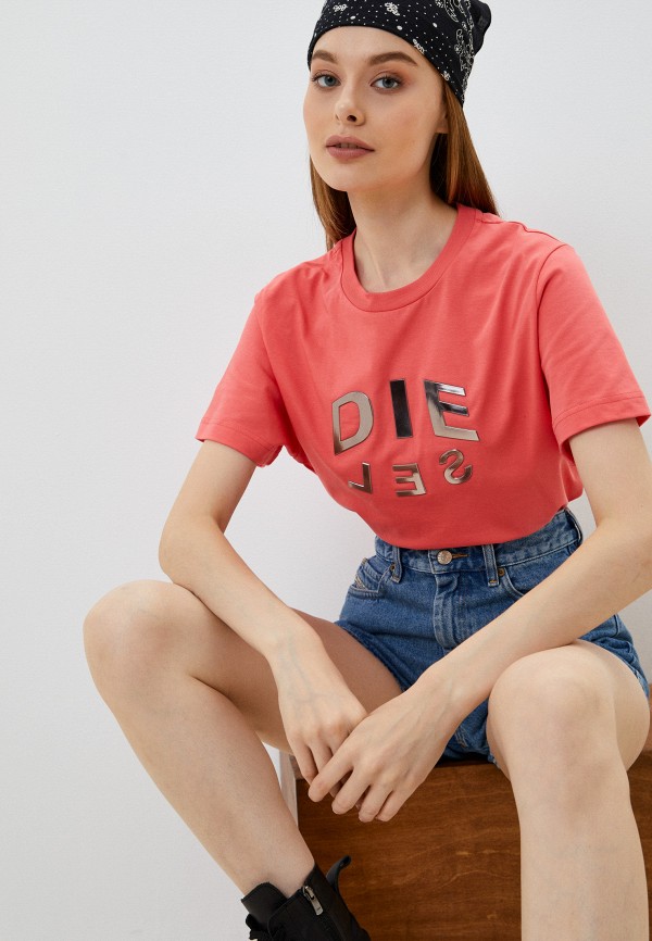 

Футболка Diesel, Коралловый