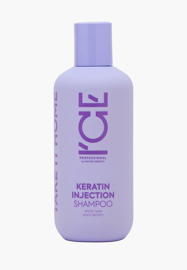 

Шампунь Natura Siberica, Прозрачный, I`CE Professional Keratin Injection, 250 мл