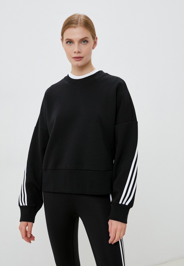 

Свитшот adidas, Черный, W FI 3S CREW