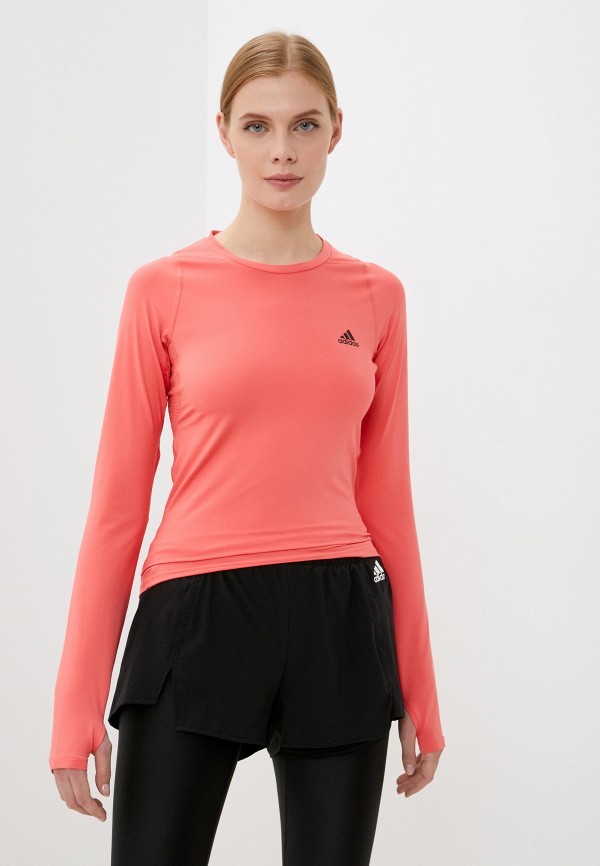 

Лонгслив спортивный adidas, Коралловый, RN FAST LS