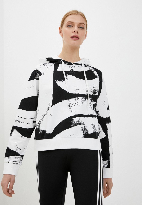 

Худи adidas, Белый, W AOP HD SWT