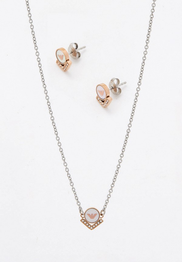 

Колье и серьги Emporio Armani, Серебряный