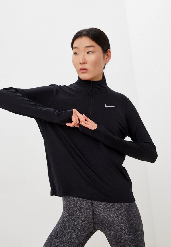

Лонгслив спортивный Nike, Черный, W NK ELEMENT TOP HZ