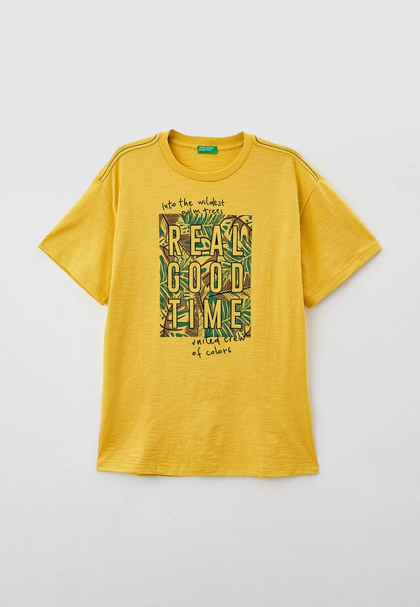 Футболка United Colors of Benetton желтый 3BVXC103R RTLABM516201