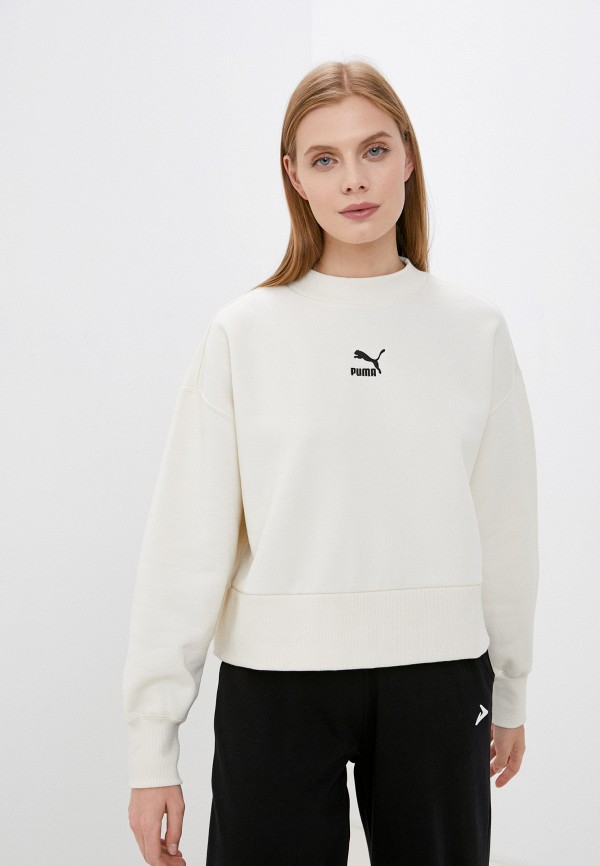 

Свитшот PUMA, Бежевый, Classics Fashion Oversized Crew FL