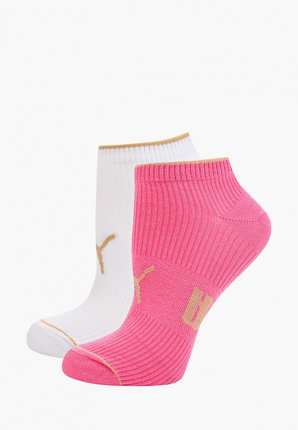 

Носки 2 пары PUMA, Разноцветный, PUMA WOMEN RIB SNEAKER 2P