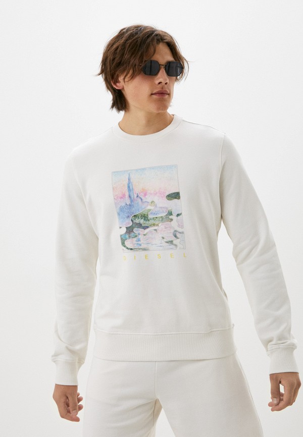

Свитшот Diesel, Белый, Exclusive for Lamoda
