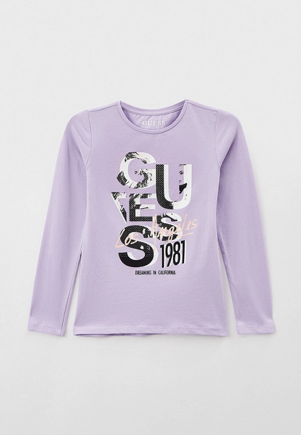 

Лонгслив Guess, Фиолетовый
