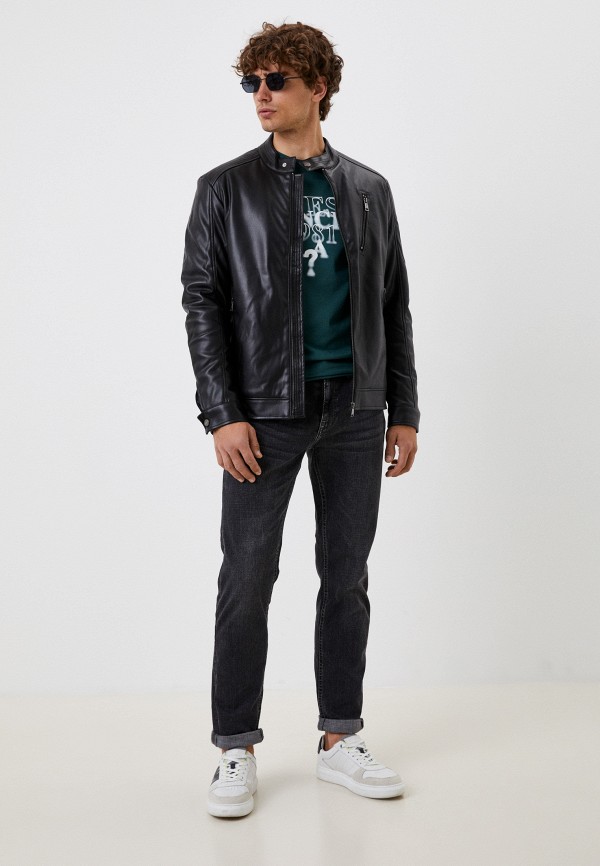 фото Куртка кожаная guess jeans