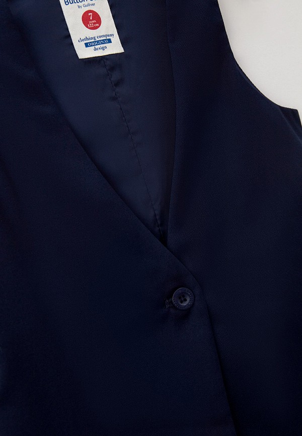 фото Жилет button blue