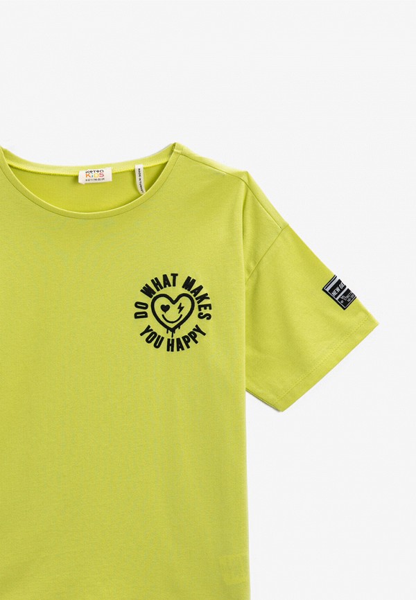 Футболка Koton зеленый, размер 12, фото 3