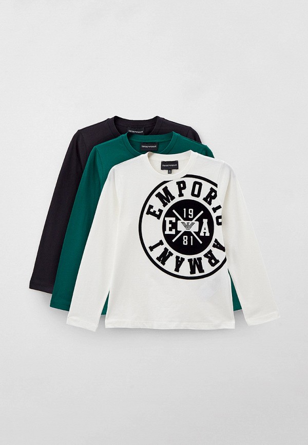 

Лонгсливы 3 шт. Emporio Armani, Разноцветный