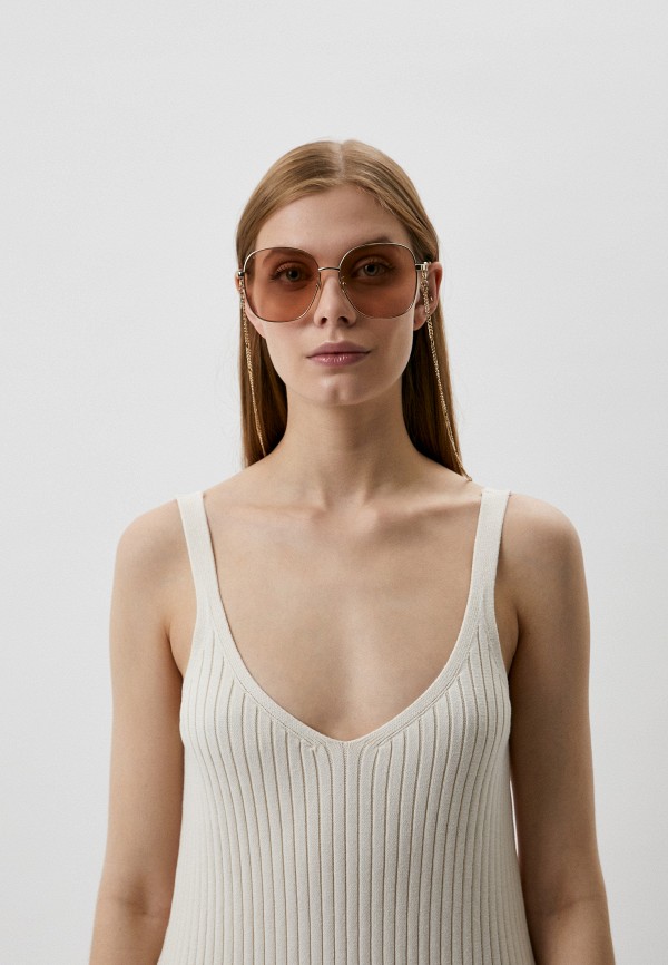 фото Очки солнцезащитные и цепочка gucci