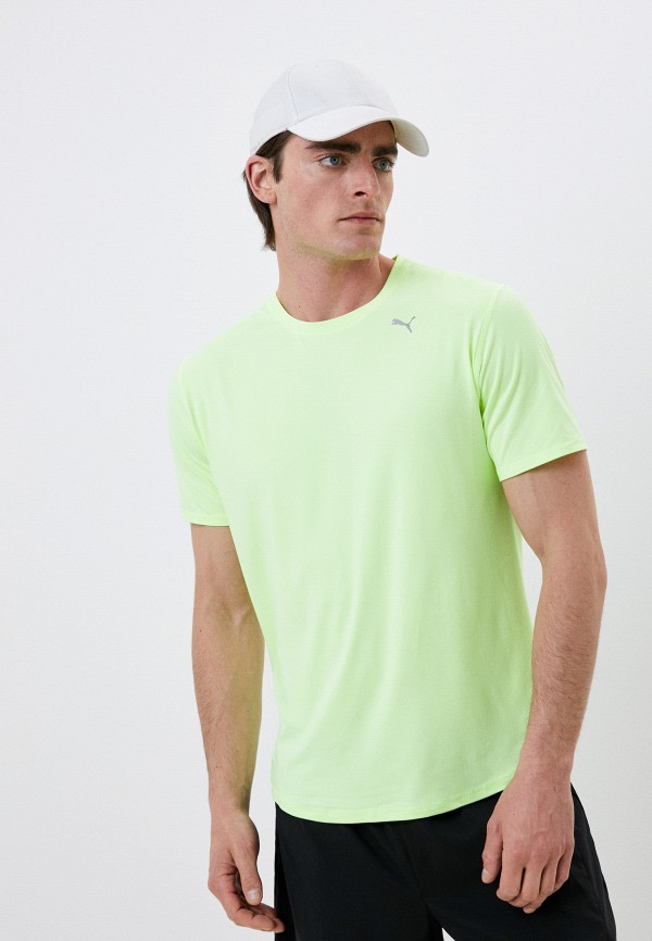 

Футболка спортивная PUMA, Зеленый, RUN Cloudspun SS Tee M