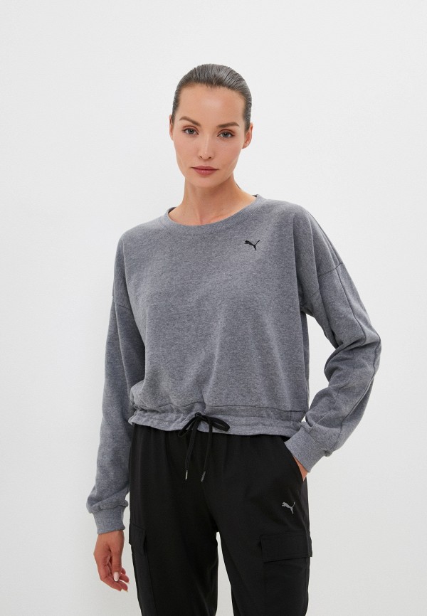 

Свитшот PUMA, Серый, Train French Terry Crew Sweatshirt
