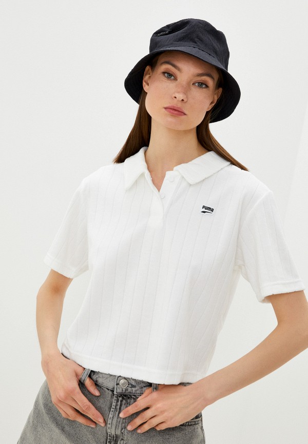 

Поло PUMA, Белый, Downtown Relaxed Toweling Polo