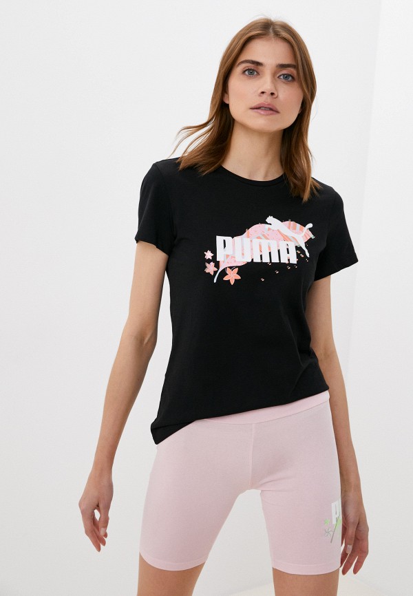 

Футболка PUMA, Черный, FLORAL VIBES Graphic Tee
