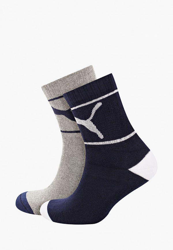 

Носки 2 пары PUMA, Разноцветный, PUMA UNISEX CHILL SHORT CREW 2P