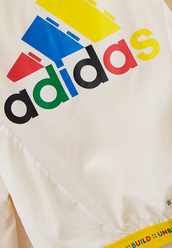 Ветровка adidas белый, размер 152, фото 3