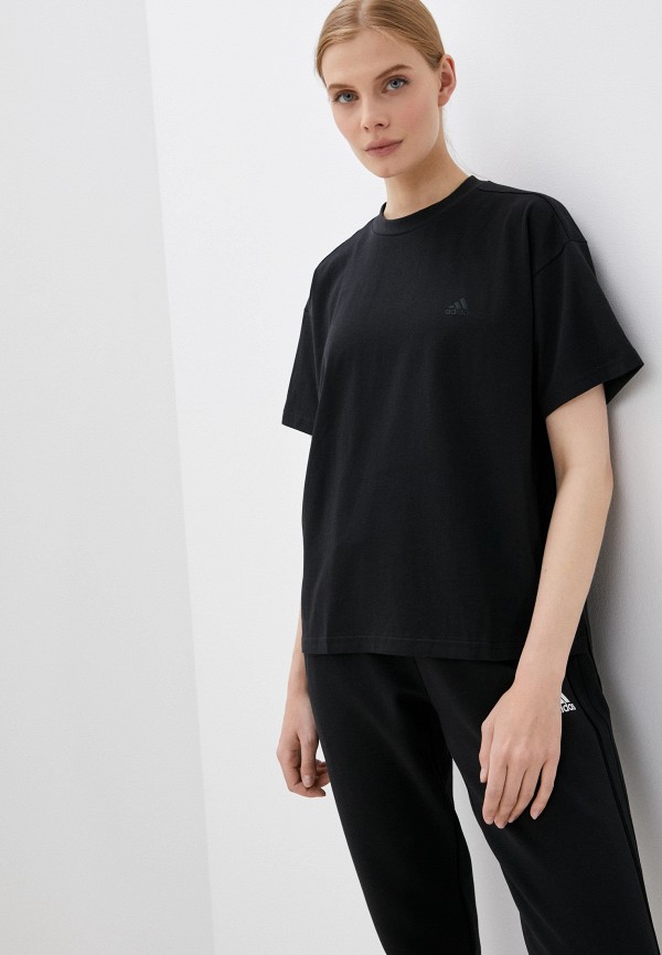 

Футболка adidas, Черный, W WORD S/S T